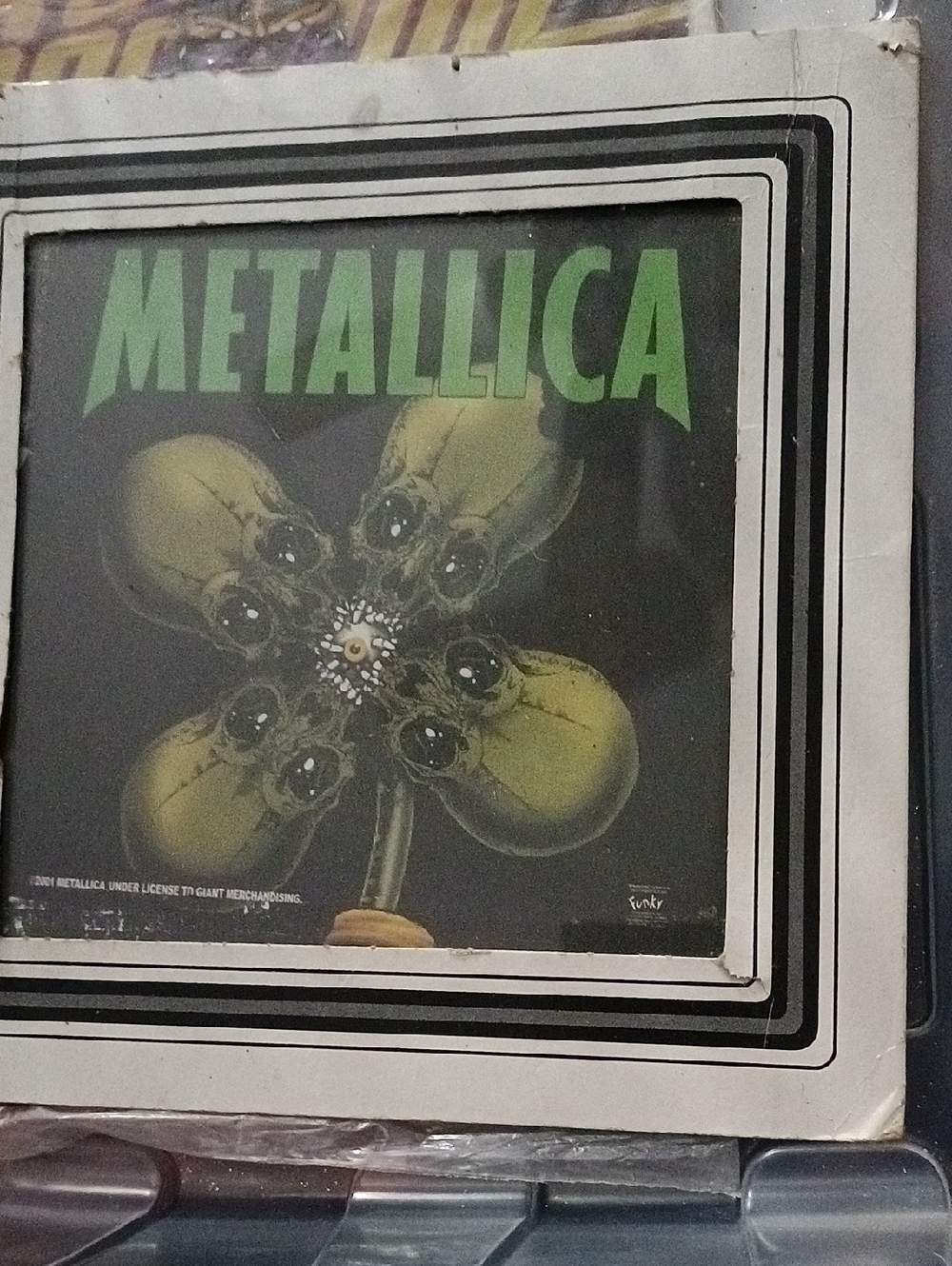 vintage Metallica "No Leaf Clover" poster featuring artwork by Pushead Carnival